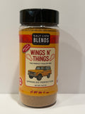 WINGS & THINGS-NO HEAT; Savory garlic, onion & everything-style seasoning with no heat.